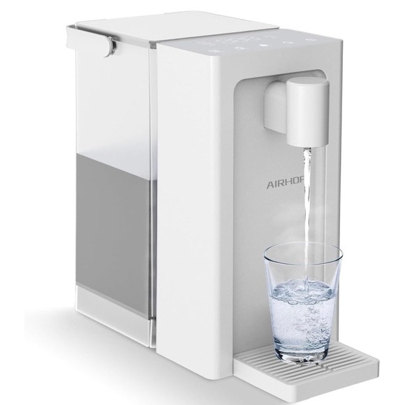 AIRHOP Other - AIRHOP 3L Instant Hot Water Dispenser Countertop LED Touch Panel White Open Box